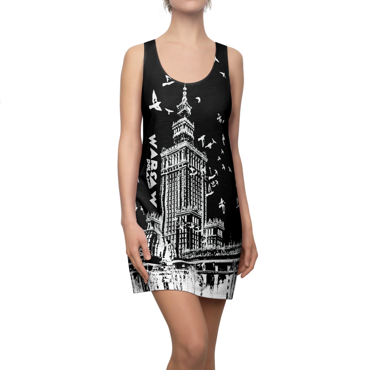 Warsaw Spring # 6 / Women's Cut & Sew Racerback Dress (AOP)