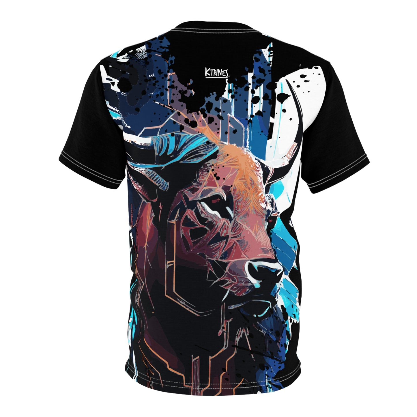 Bull # 1 / Unisex Cut & Sew Tee (AOP)