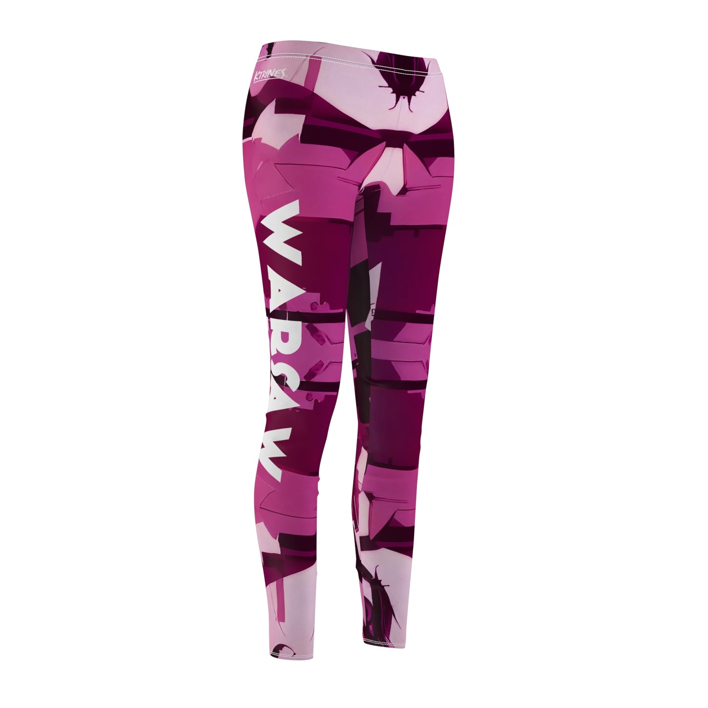 Warsaw spring # 03 / Women's Cut & Sew Casual Leggings (AOP)