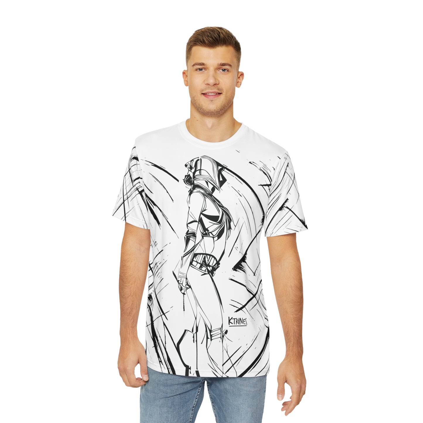 Erotic Punk # 1 / Men's Polyester Tee (AOP)