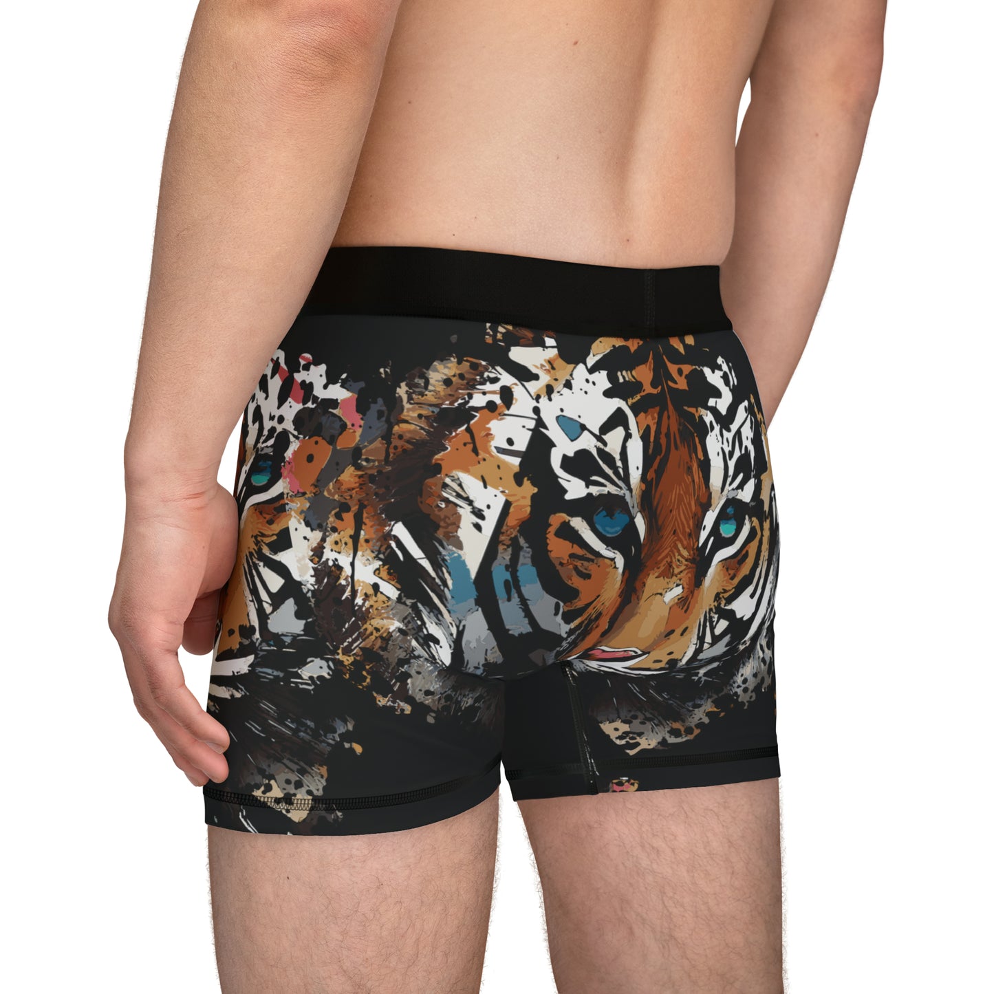 Tiger # 2 / Men's Boxers (AOP)