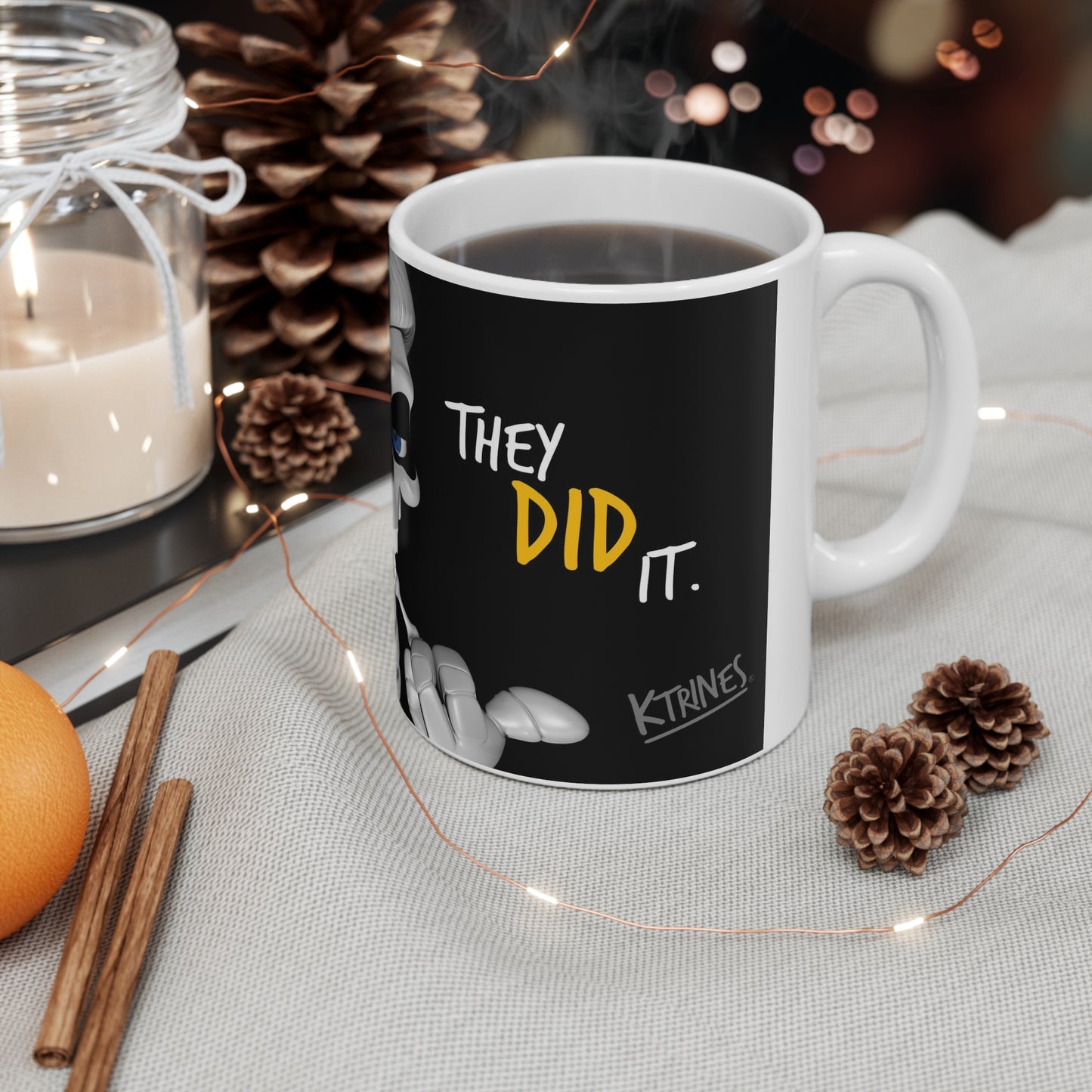 DEAR SANTA, THEY DID IT.    /   Ceramic Mug 11oz