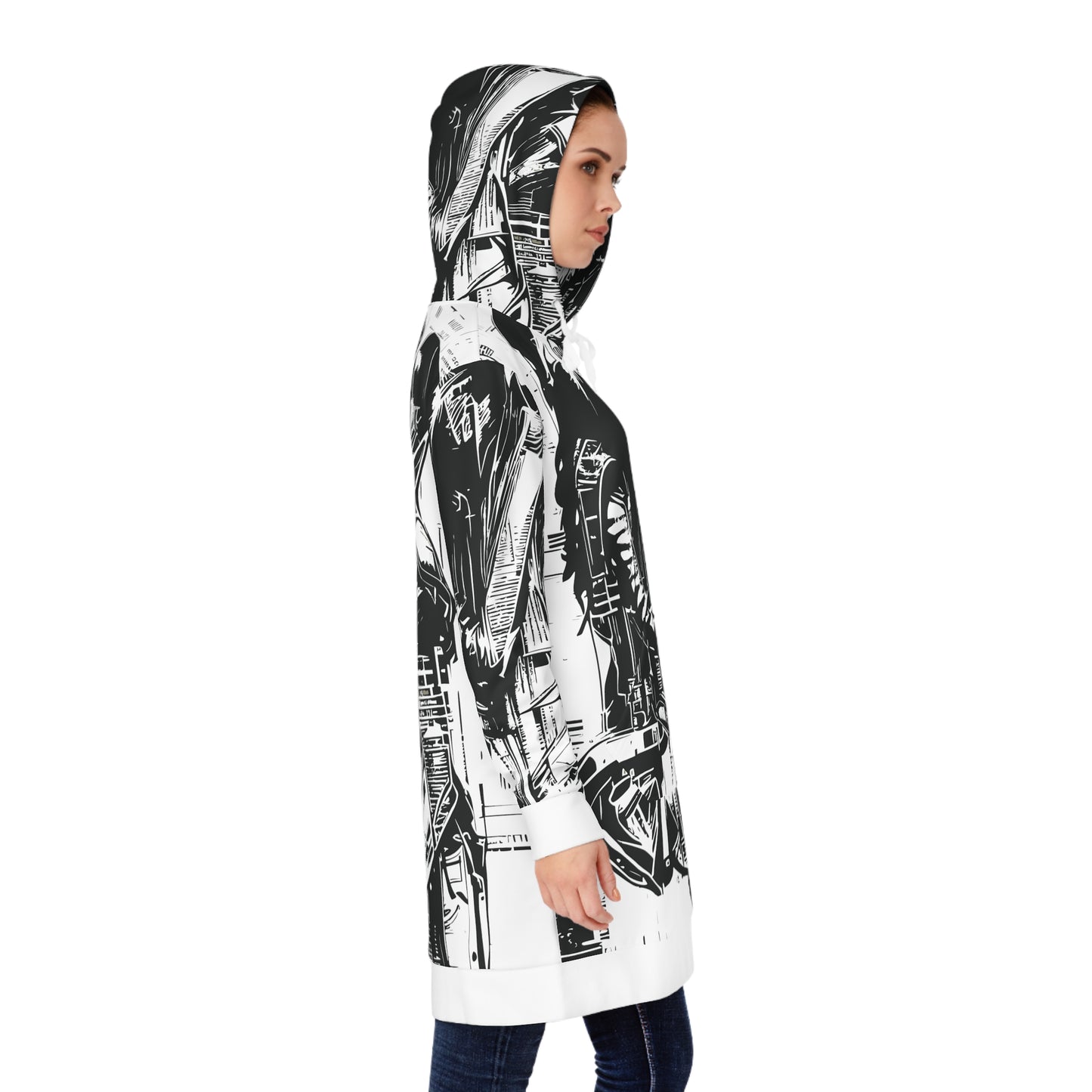 Erotic Punk # 1 / Women's Hoodie Dress (AOP)