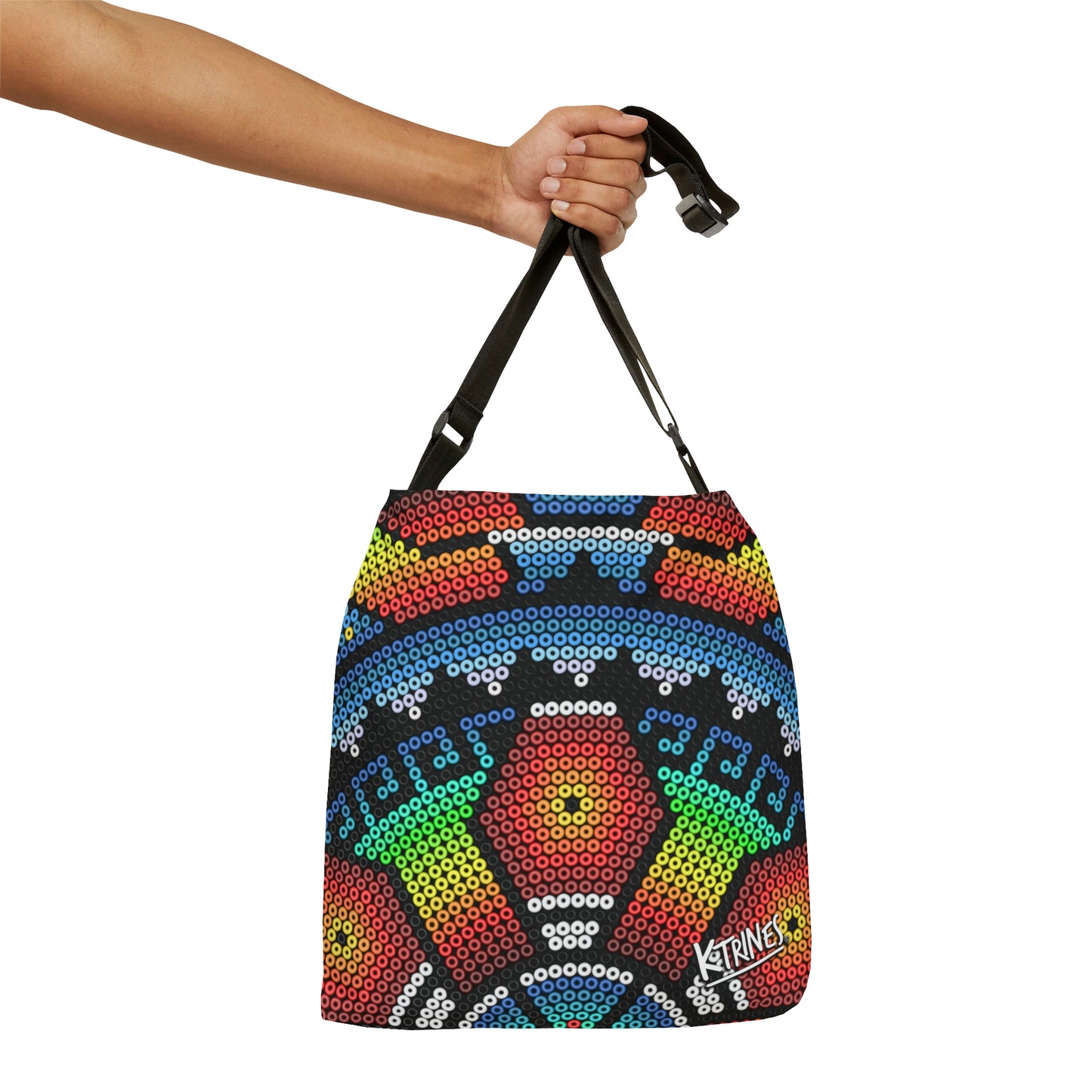 Huichol Art # 4 / Adjustable Tote Bag (AOP)