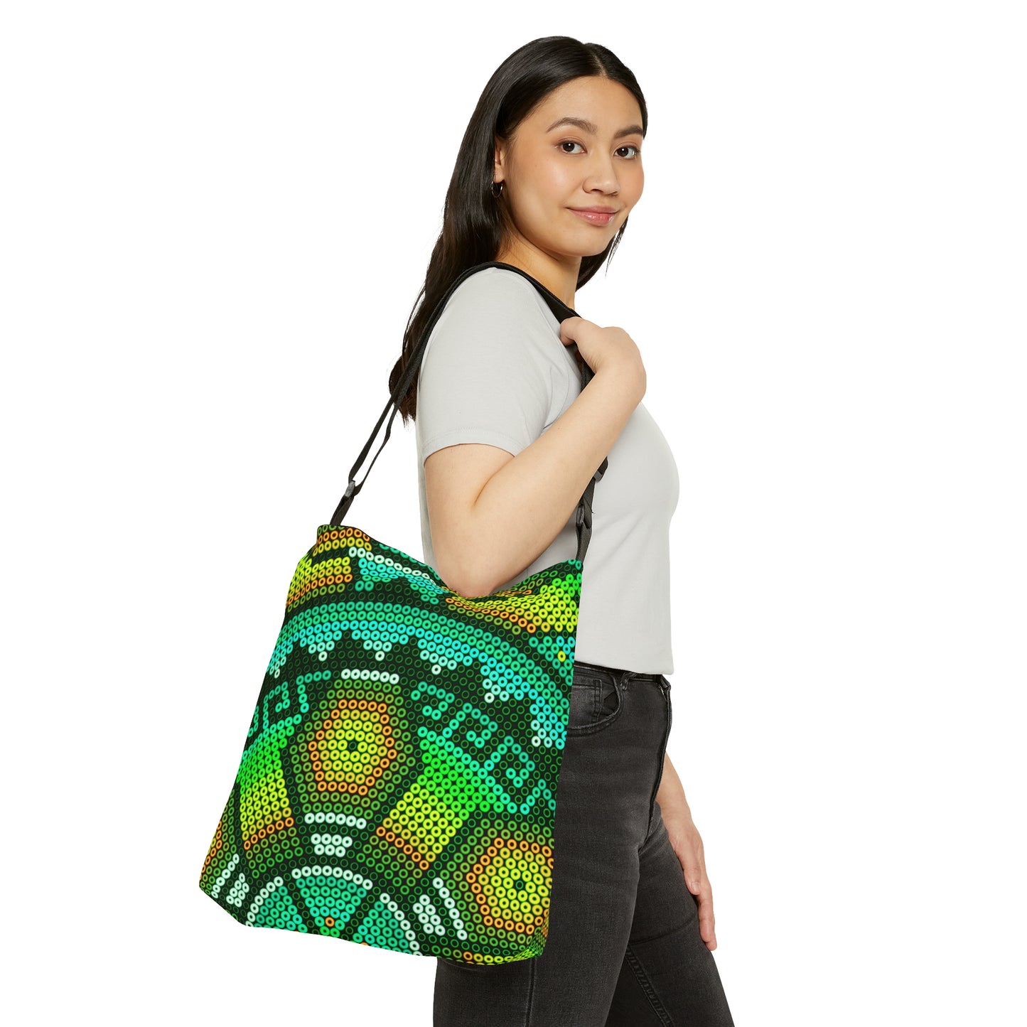 Huichol Art #1 / Adjustable Tote Bag (AOP)