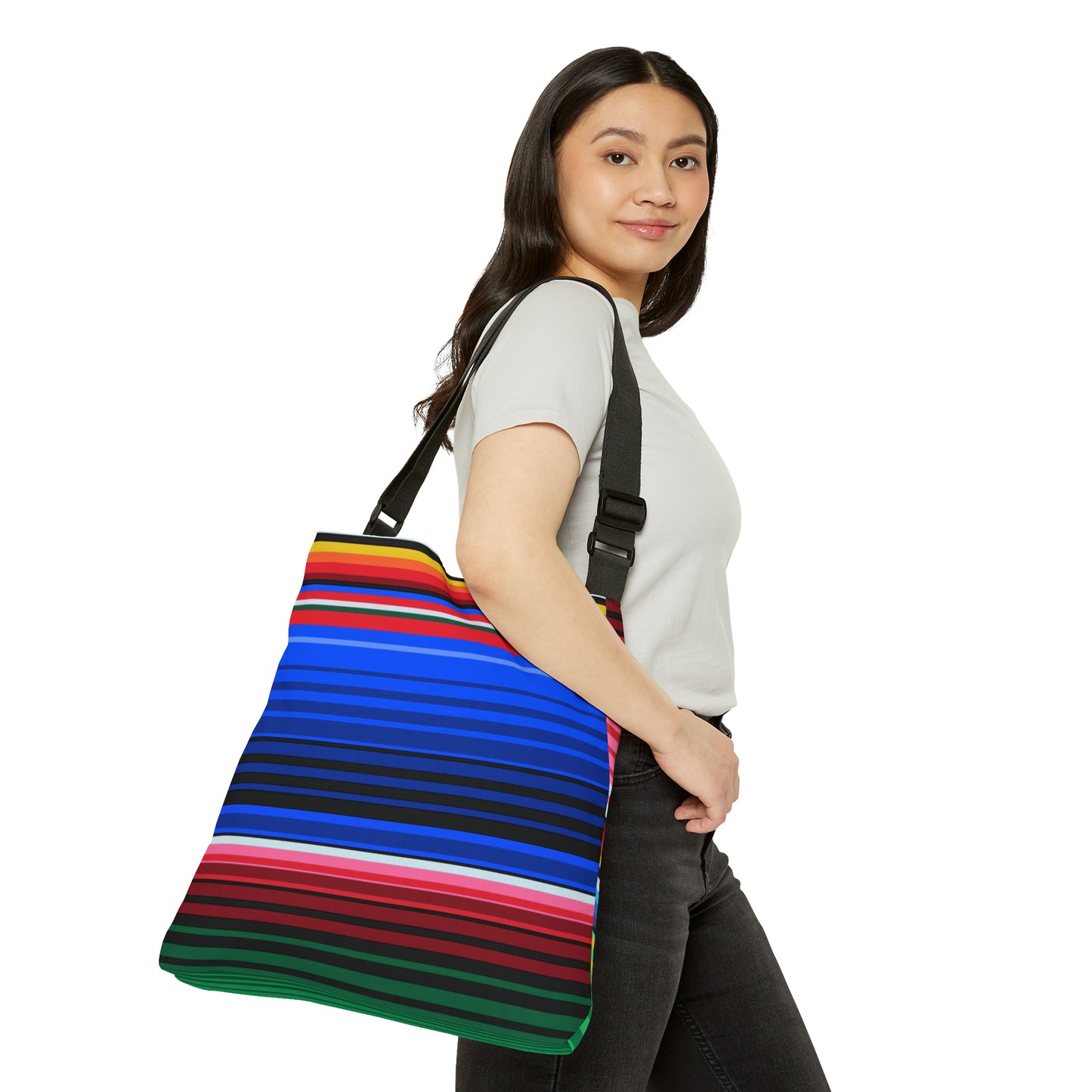 Sarape Art # 1 / Adjustable Tote Bag (AOP)