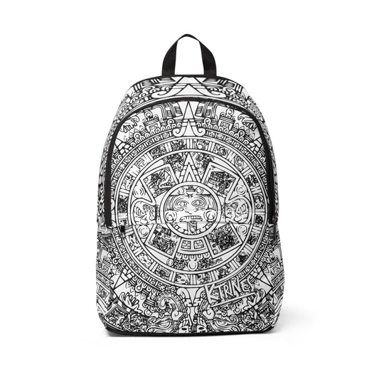 Aztec Calendar #2 / Unisex Fabric Backpack