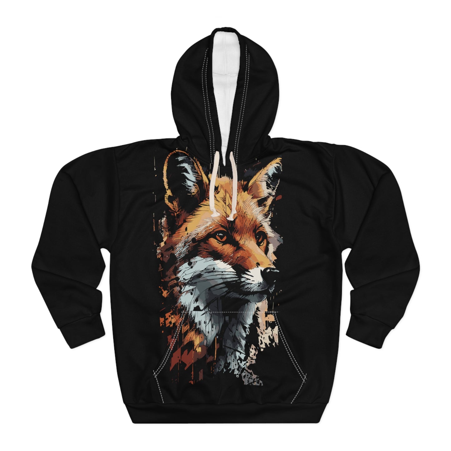 Fox # 1 / Unisex Pullover Hoodie (AOP)