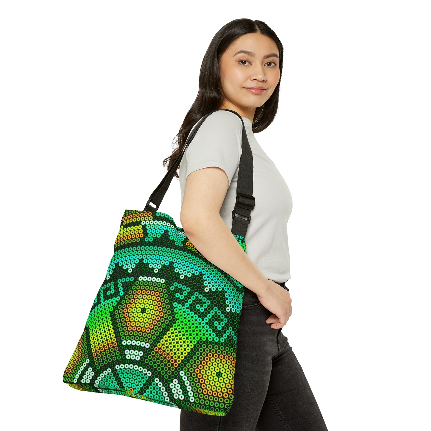 Huichol Art #1 / Adjustable Tote Bag (AOP)