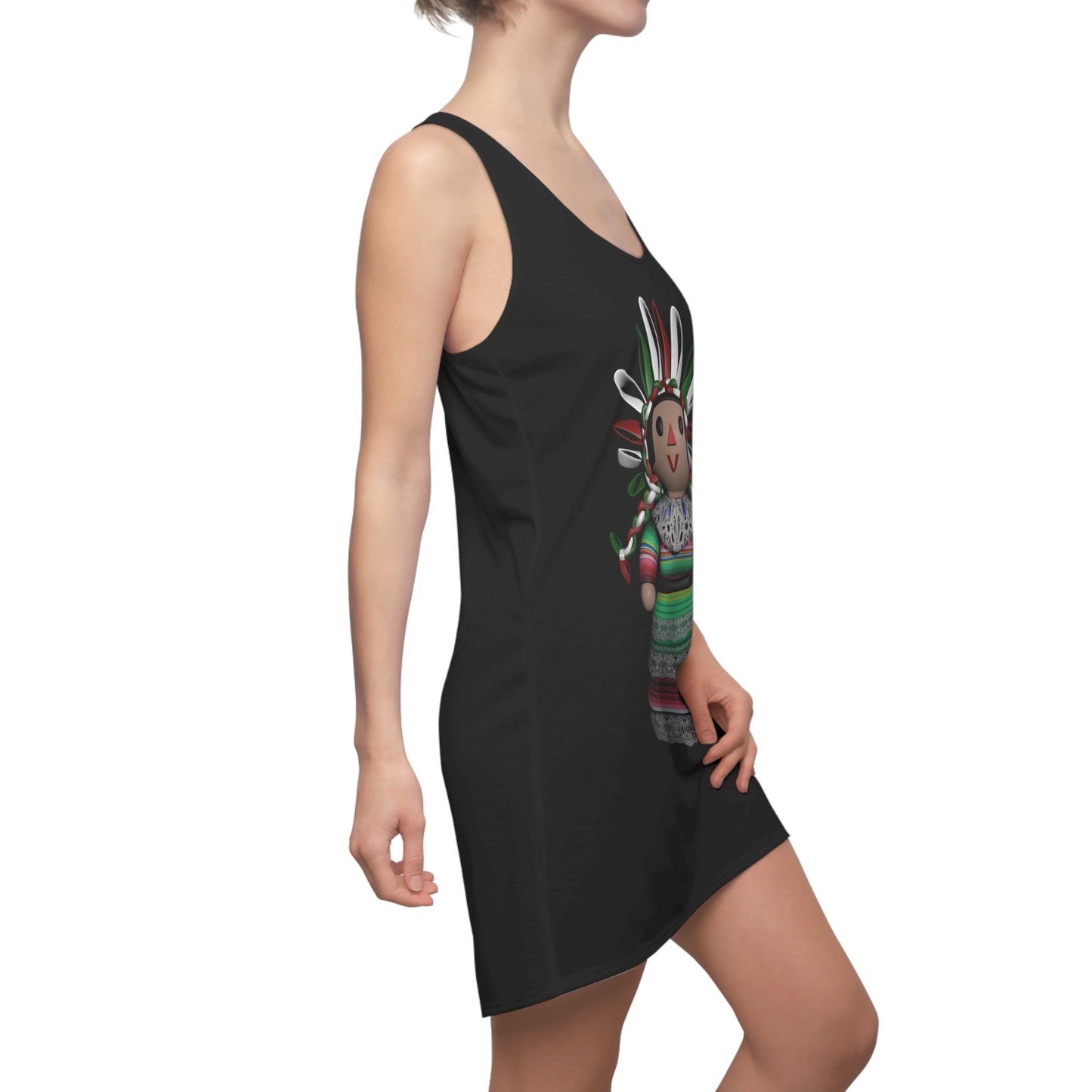 Lele # 1 / Women's Cut & Sew Racerback Dress (AOP)