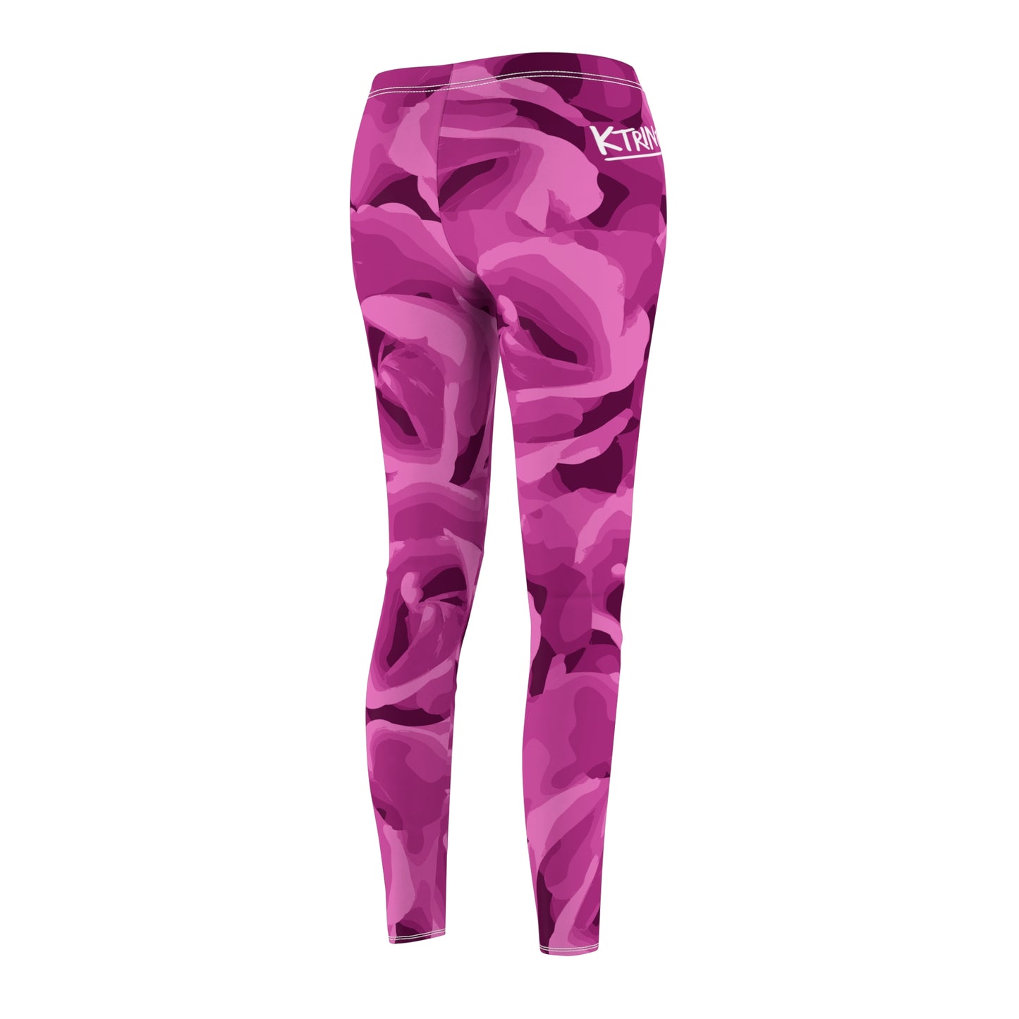 Roses # 1  / Women's Cut & Sew Casual Leggings (AOP)