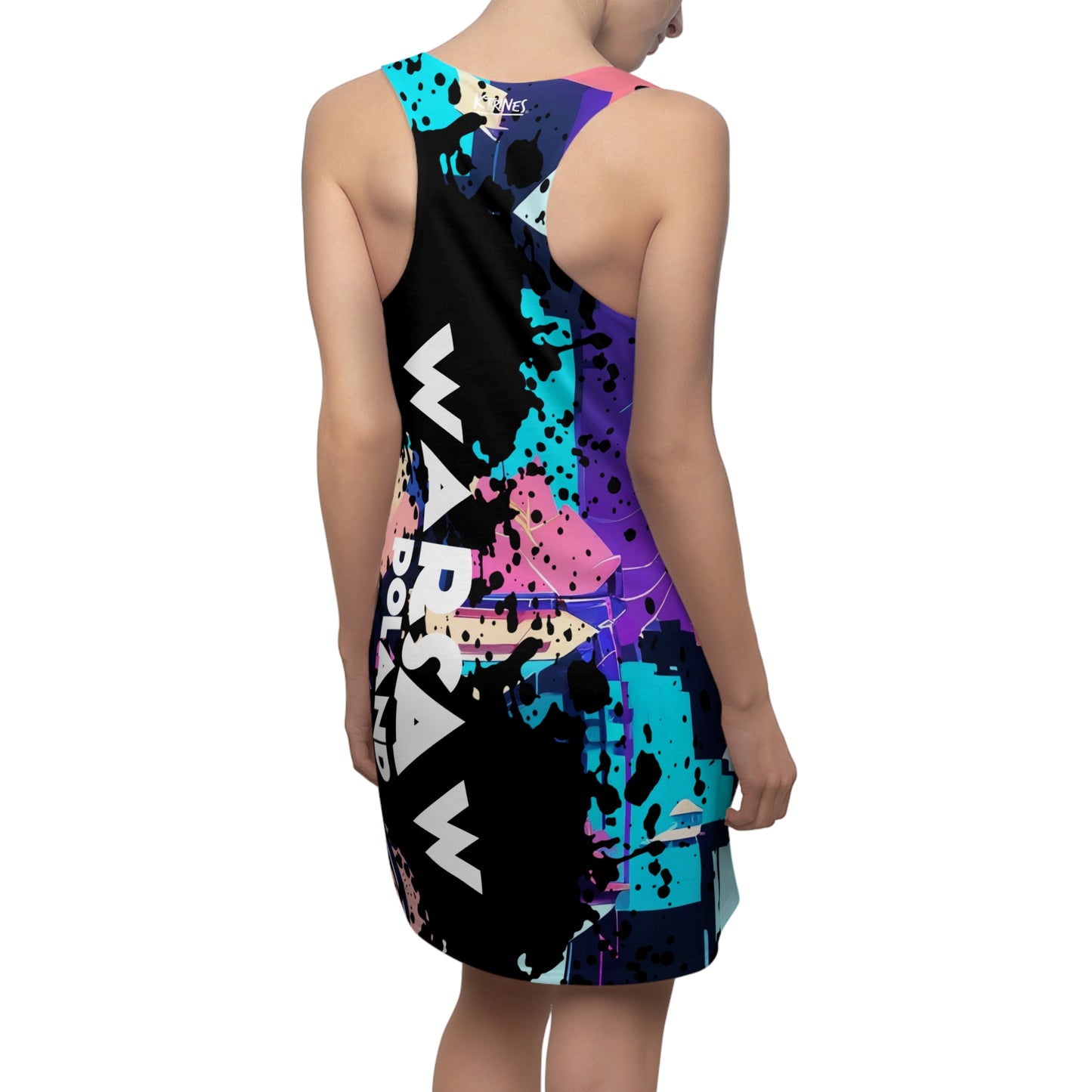 Warsaw Spring # 3 / Women's Cut & Sew Racerback Dress (AOP)