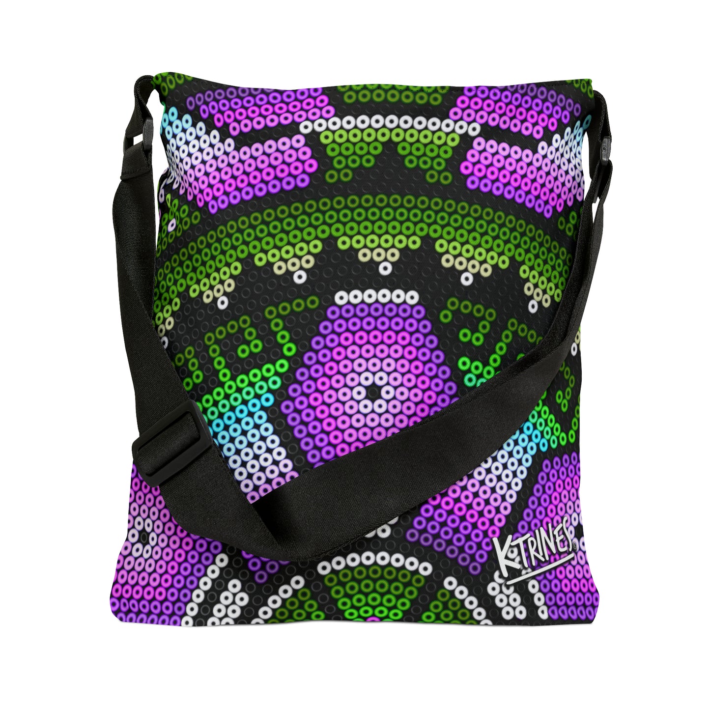 Huichol Art # 3 / Adjustable Tote Bag (AOP)