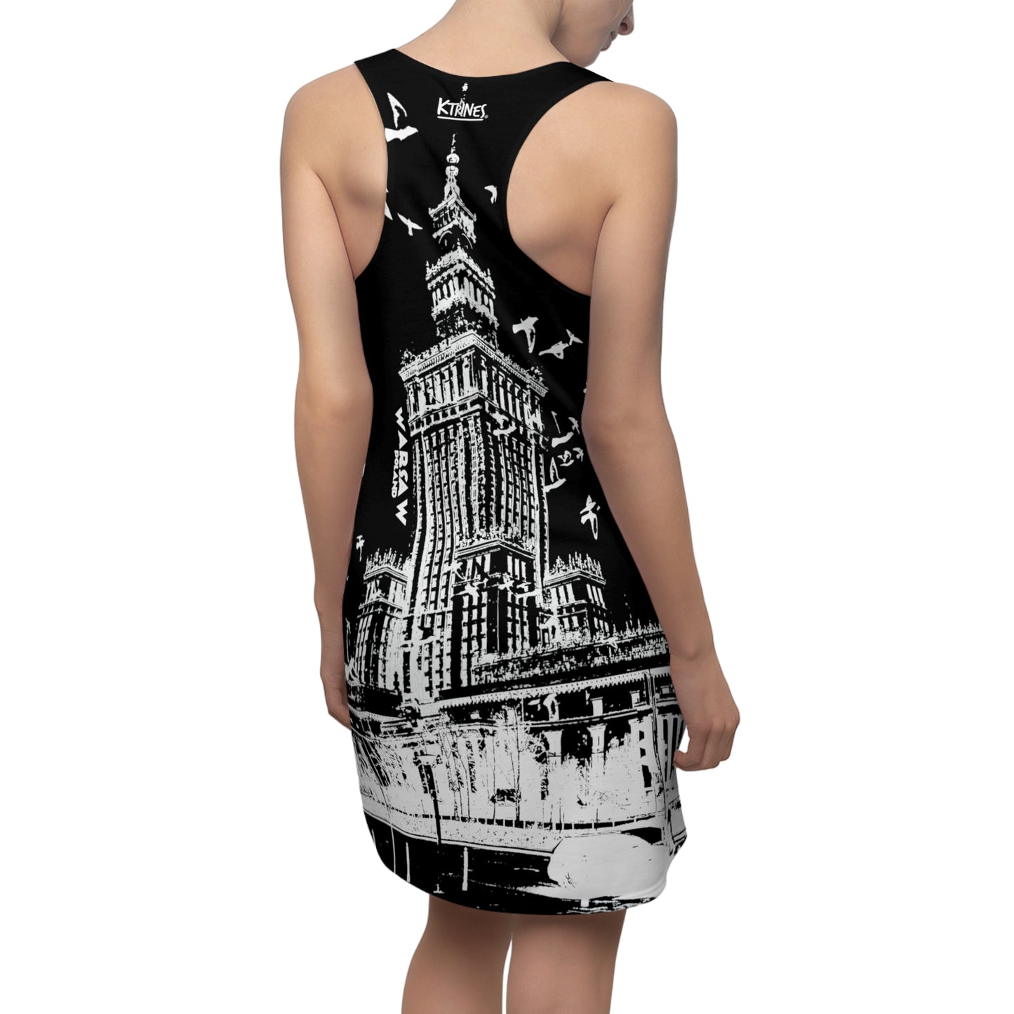 Warsaw Spring # 6 / Women's Cut & Sew Racerback Dress (AOP)