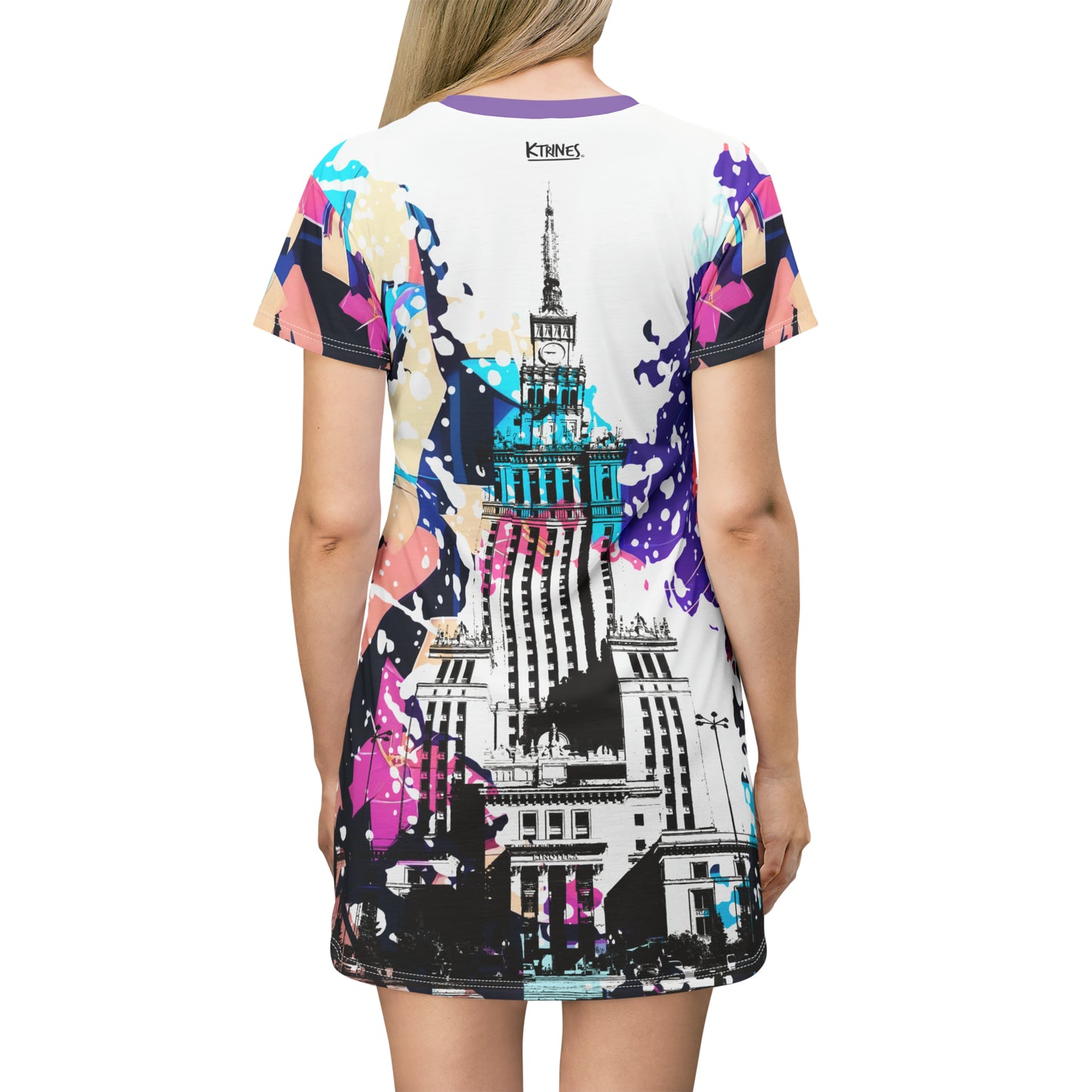 Warsaw Spring # 2/ T-Shirt Dress (AOP)