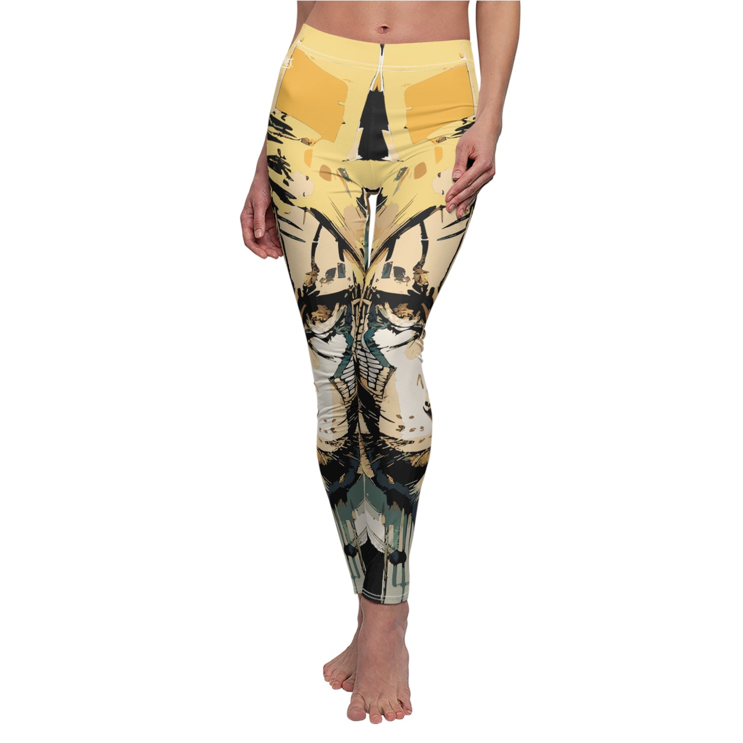 Animals #1 / Women's Cut & Sew Casual Leggings (AOP)