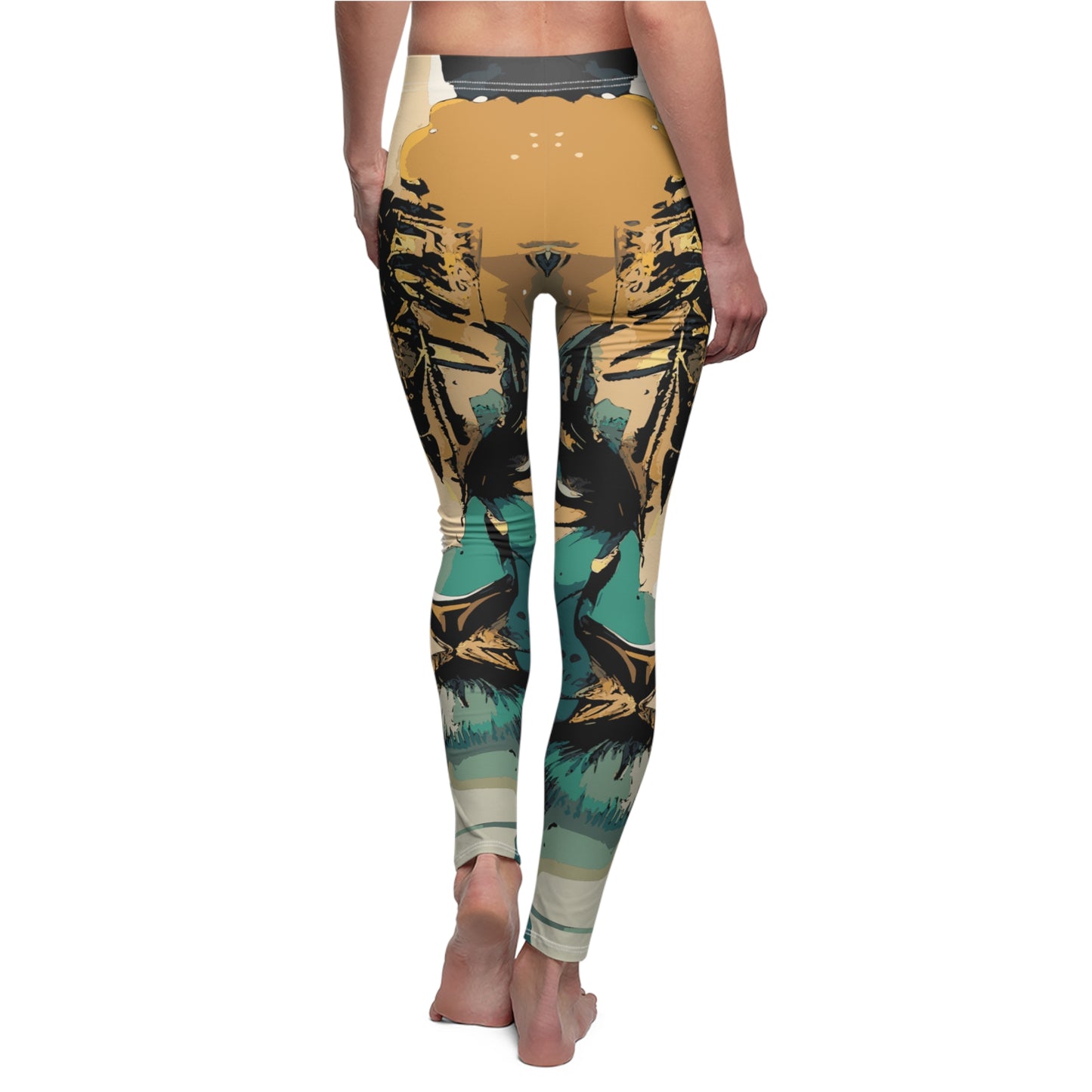 Animals #1 / Women's Cut & Sew Casual Leggings (AOP)