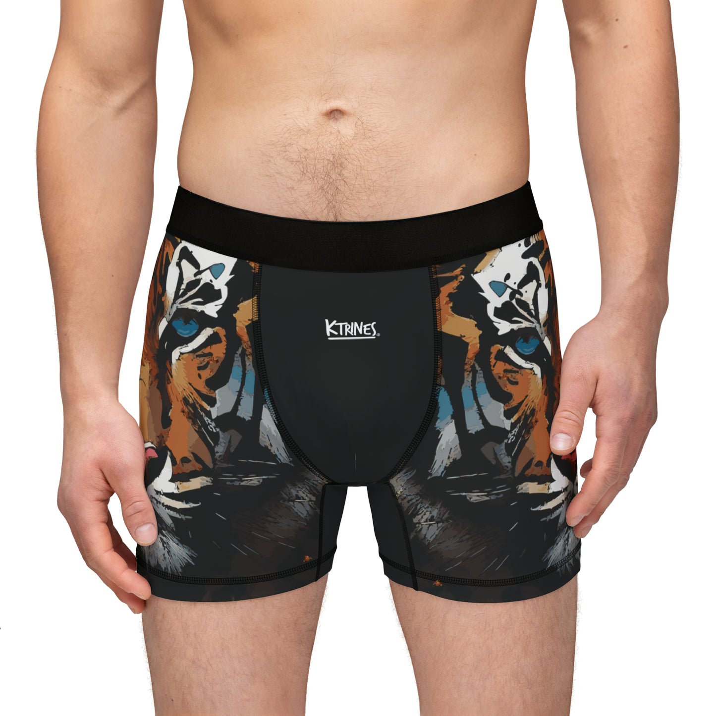 Tiger # 2 / Men's Boxers (AOP)