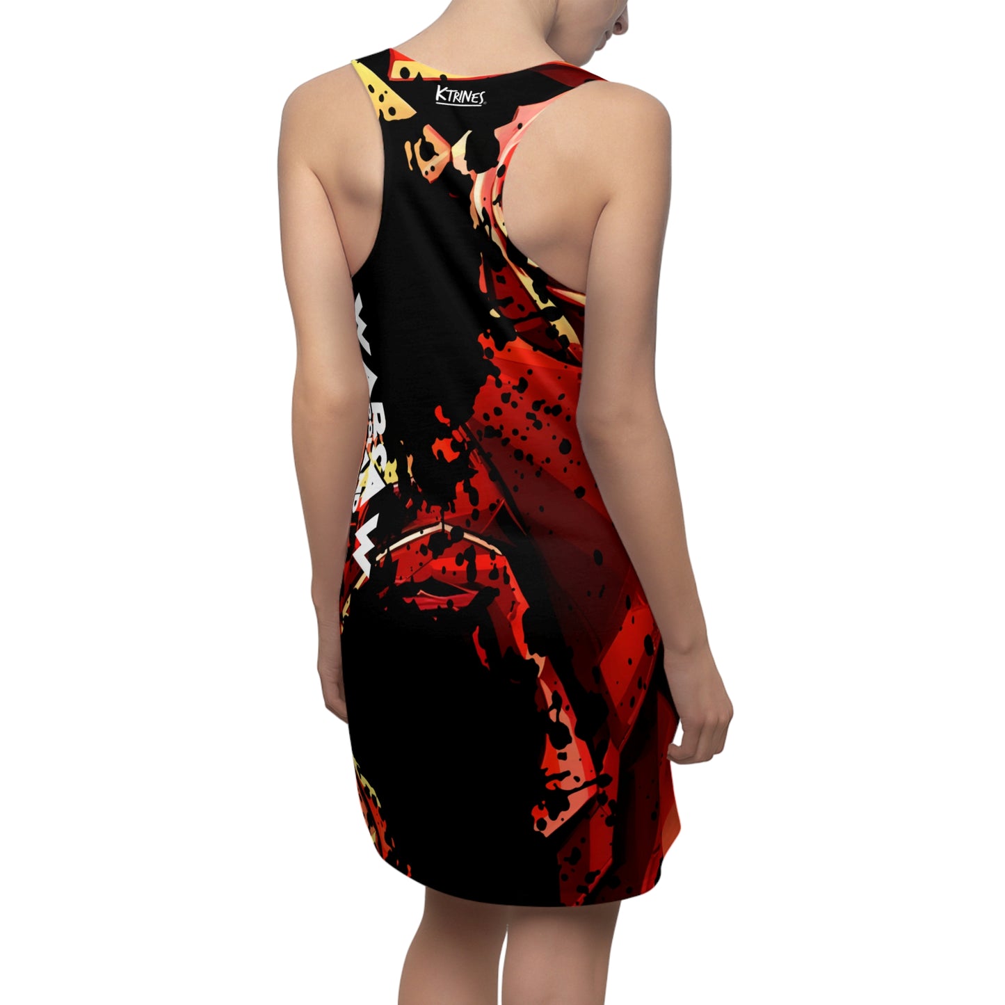 Warsaw Spring # 7 / Women's Cut & Sew Racerback Dress (AOP)