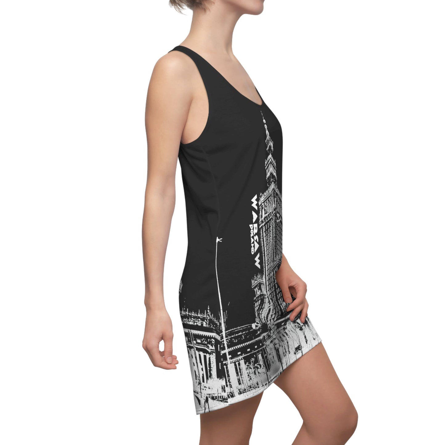 Warsaw Spring # 5 / Women's Cut & Sew Racerback Dress (AOP)