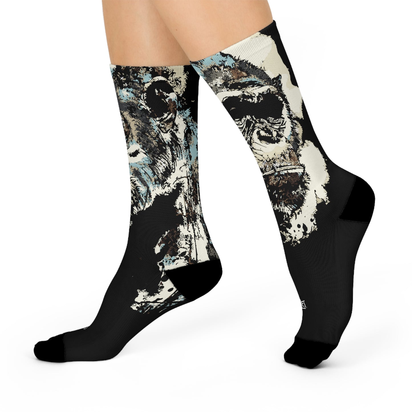 Animals # 5 / Cushioned Crew Socks