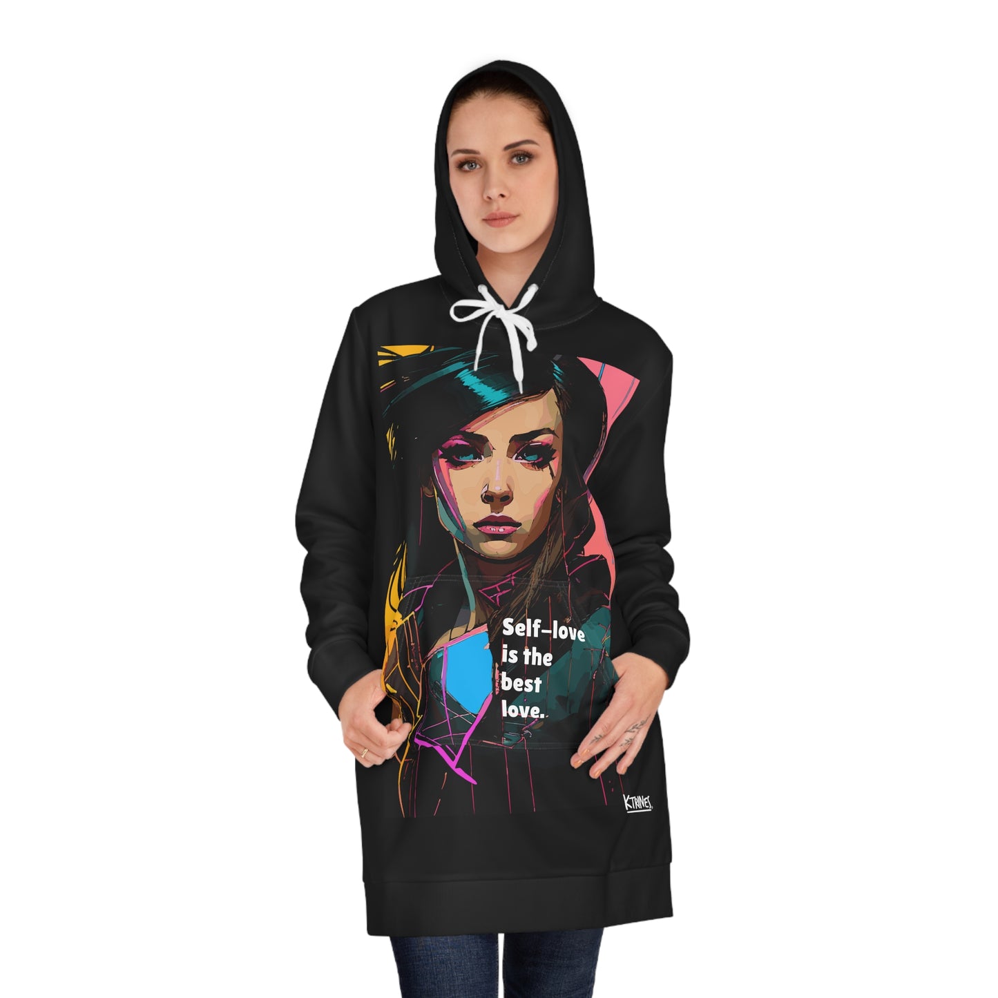 Punk Faces # 1 / Women's Hoodie Dress (AOP)