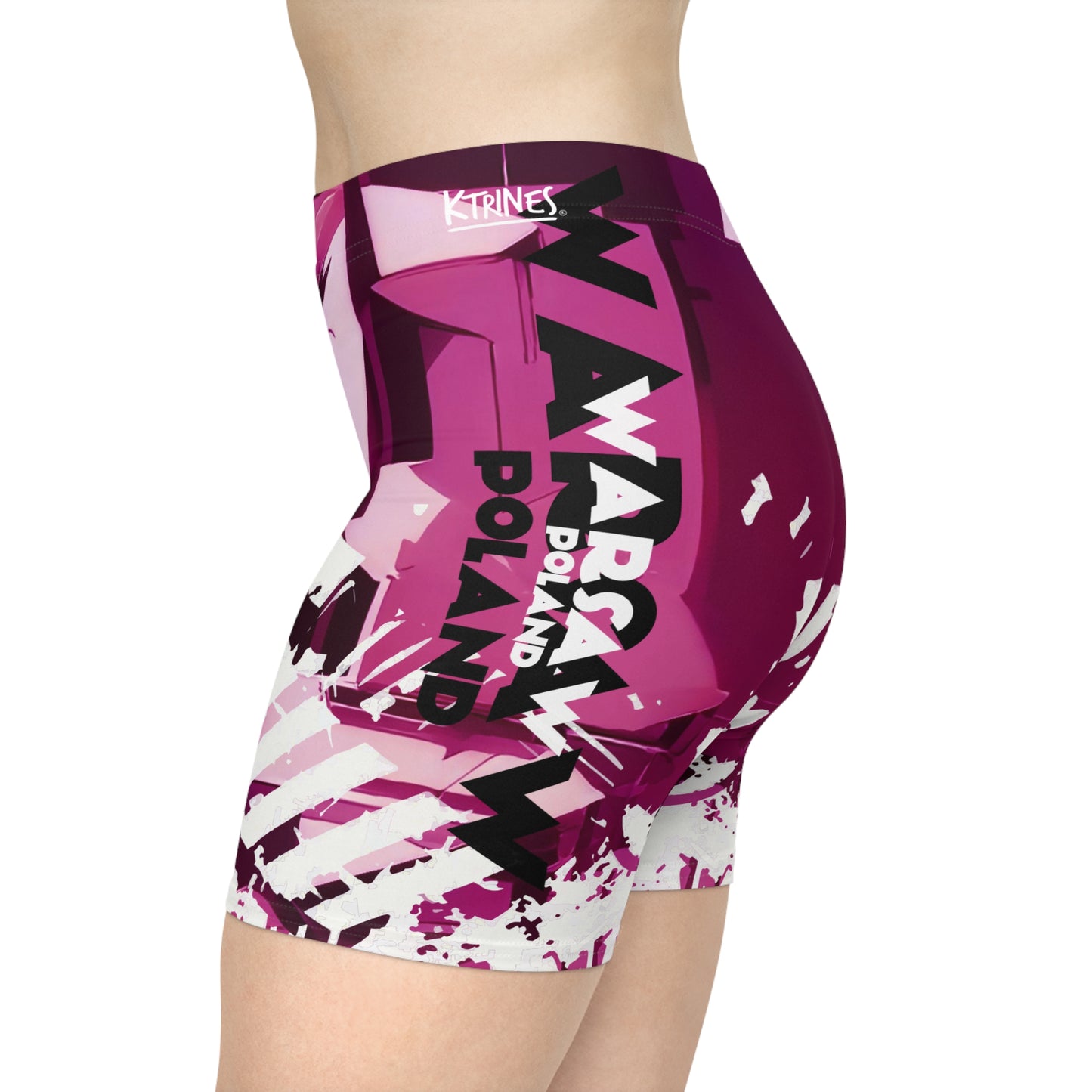 Warsaw Spring  # 2 / Women's Biker Shorts (AOP)