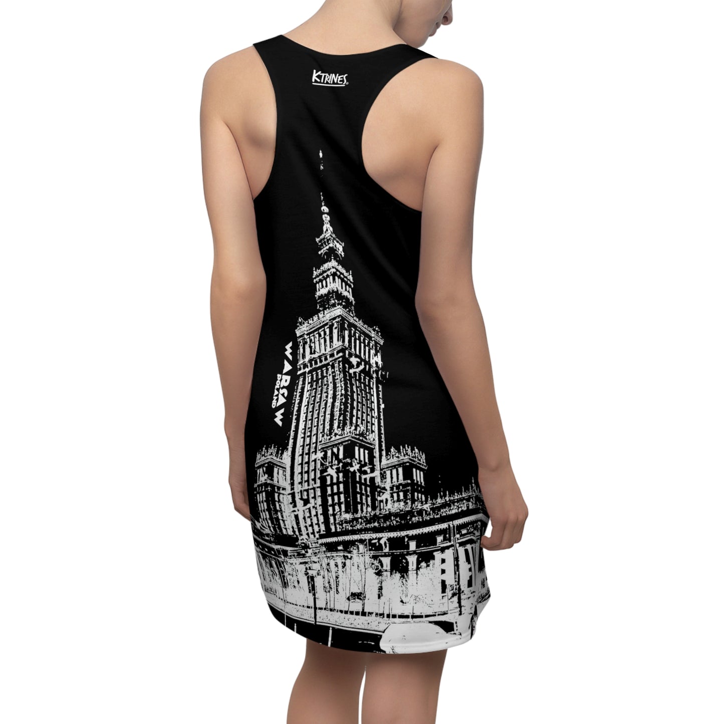 Warsaw Spring # 4 / Women's Cut & Sew Racerback Dress (AOP)