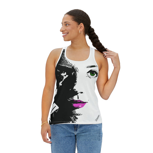 Punk Faces # 1 / Women's Tank Top (AOP)