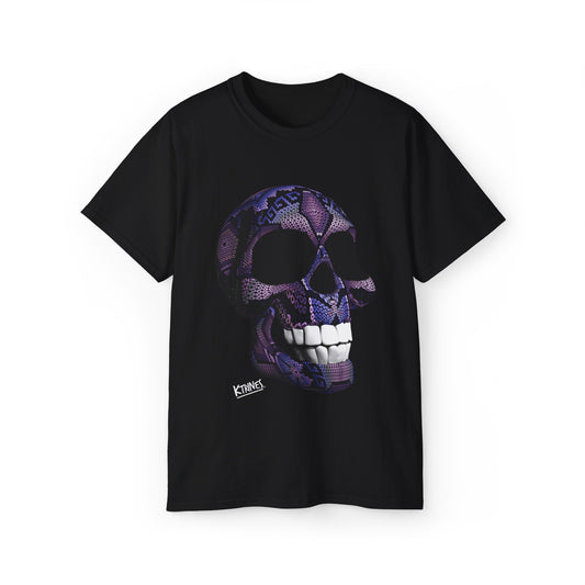 Huichol Art Skull # 23 / Unisex Ultra Cotton Tee