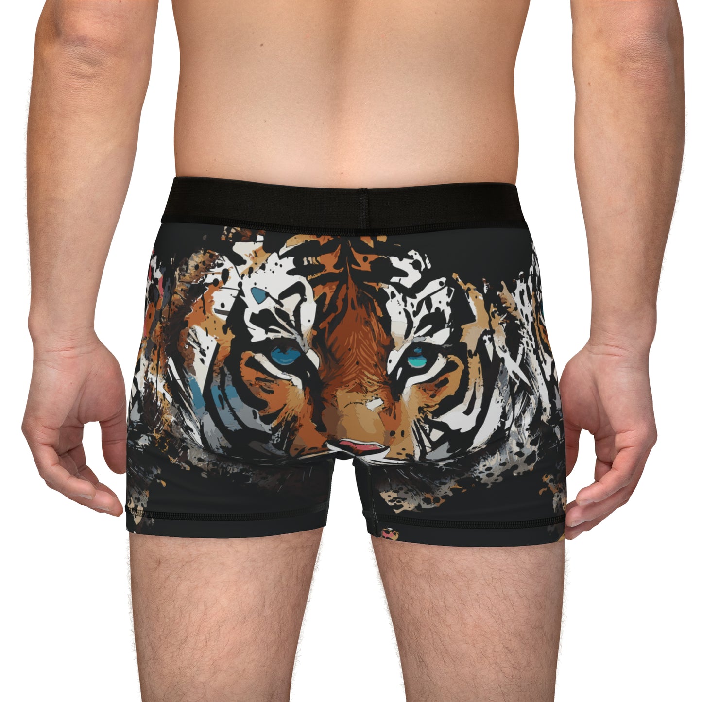 Tiger # 2 / Men's Boxers (AOP)