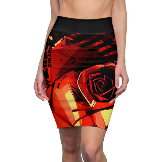 Warsaw Spring # 6 / Women's Pencil Skirt (AOP)