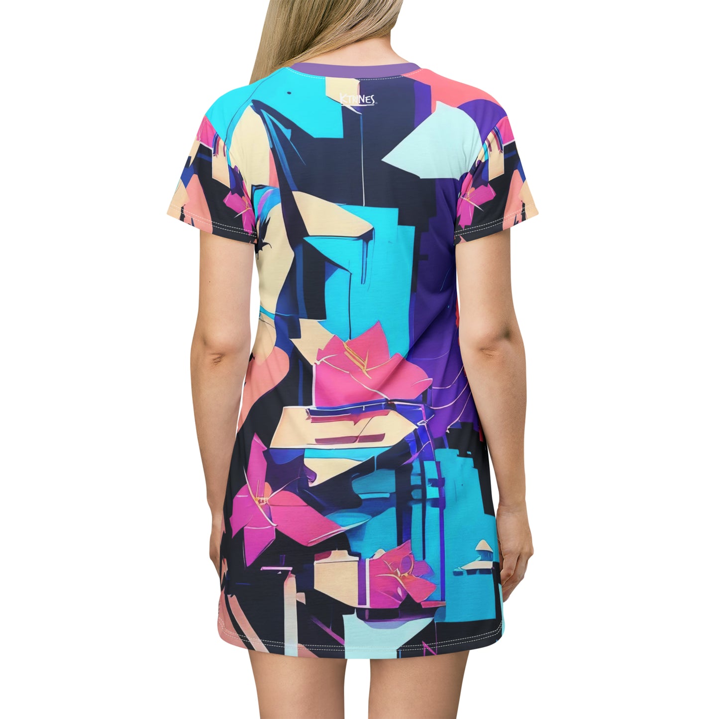 Warsaw Spring # 1/ T-Shirt Dress (AOP)