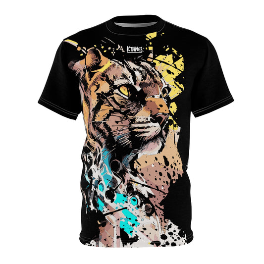 Cheetah # 1 / Unisex Cut & Sew Tee (AOP)