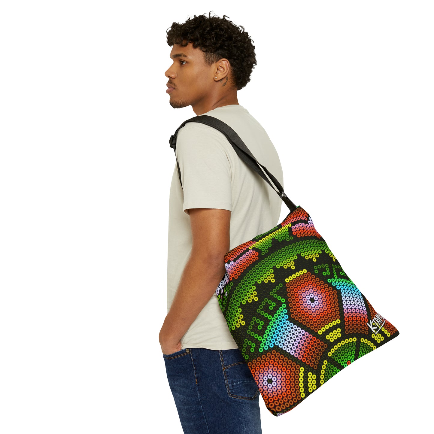 Huichol Art #2 / Adjustable Tote Bag (AOP)