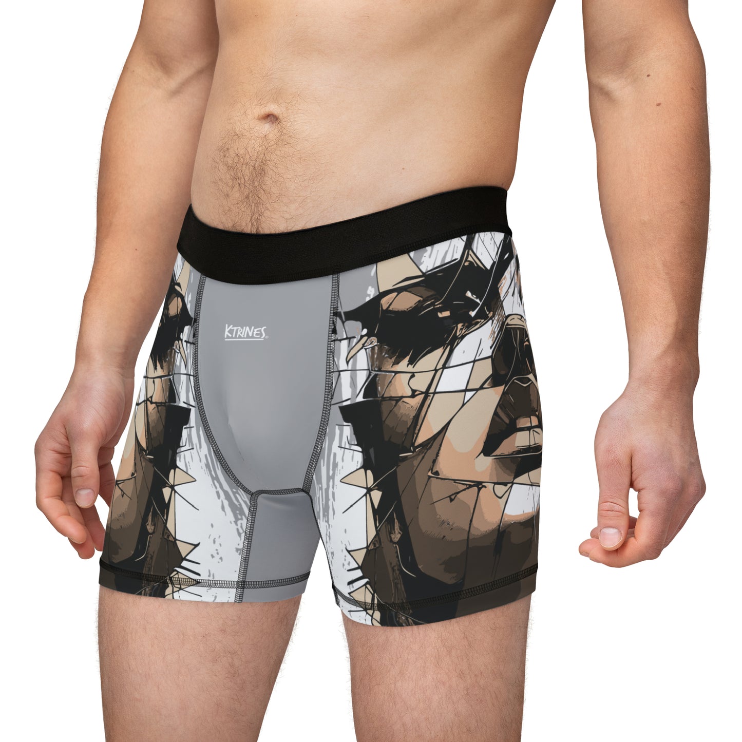 Punk Faces # 3 / Men's Boxers (AOP)