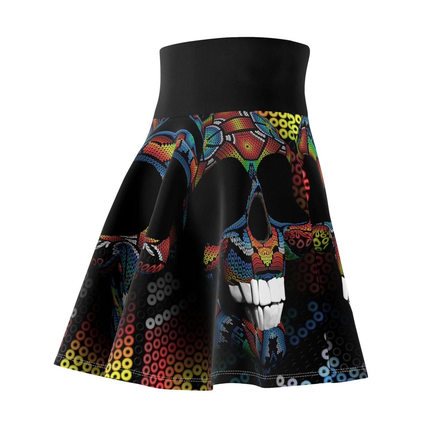 Huichol Art # 1 / Women's Skater Skirt (AOP)