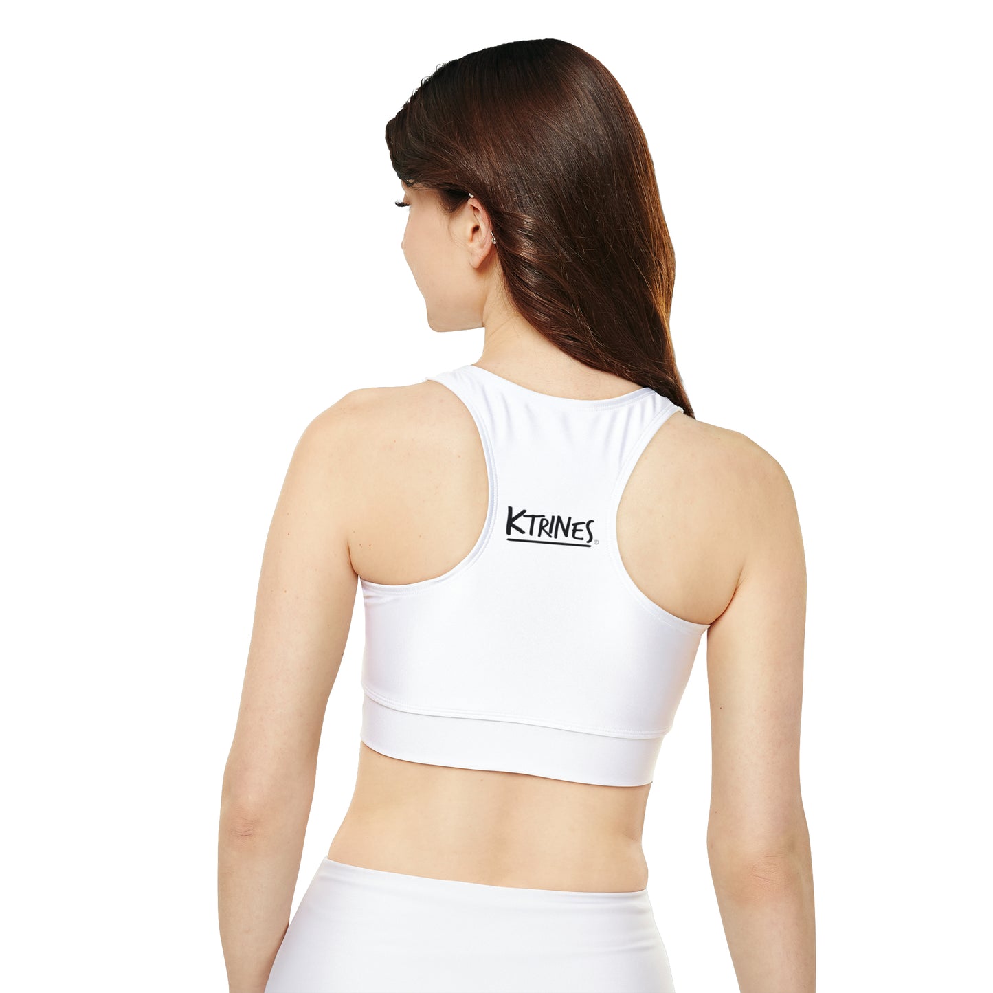 Punk Faces # 1 / Fully Lined, Padded Sports Bra (AOP)