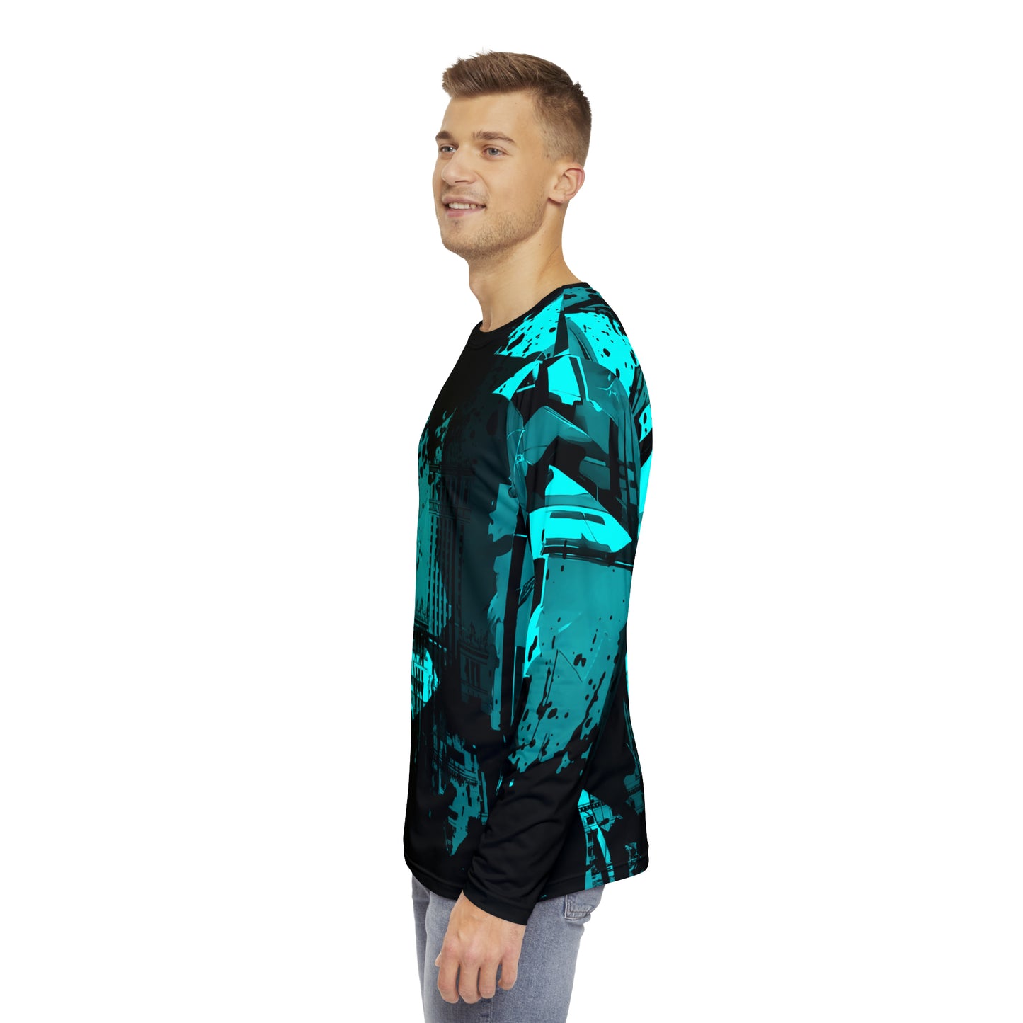 Warsaw Spring # 2 / Men's Long Sleeve Shirt (AOP)