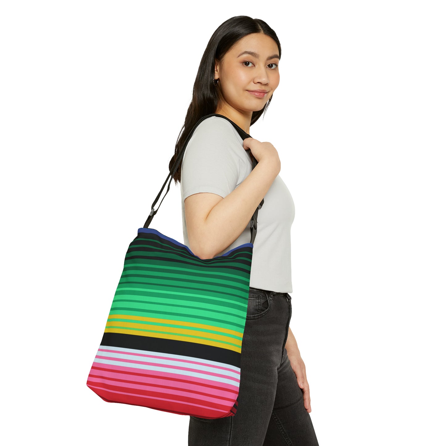 Sarape Art # 2 / Adjustable Tote Bag (AOP)