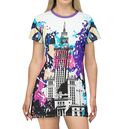 Warsaw Spring # 2/ T-Shirt Dress (AOP)